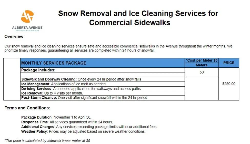 Street Team snow removal